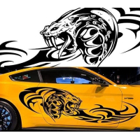 Наклейки на авто ARB 3D TUNING STUDIO Змія кобра 1600х480х0.070мм=2штуки
