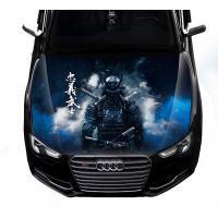 Наклейка на капот ARB 3D TUNING STUDIO Самурай ієрогліф 1500х1200х0.15мм