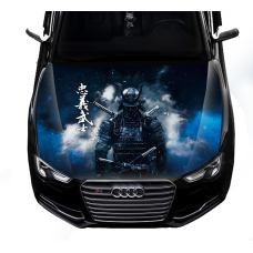 Наклейка на капот ARB 3D TUNING STUDIO Самурай ієрогліф 1500х1200х0.15мм