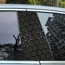 Наклейки на стІйки дверей авто ARB 3D TUNING STUDIO Соти СЧ 500х220х0.15мм=2штуки