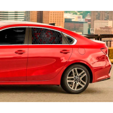 Наклейки на бокові вікна авто ARB 3D TUNING STUDIO Соти чч 740х500мм=2штуки