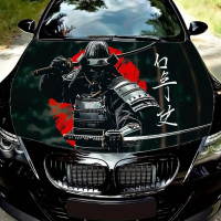 Наклейка на капот ARB 3D TUNING STUDIO Самурай меч ієрогліф 1500х1200х0.15мм