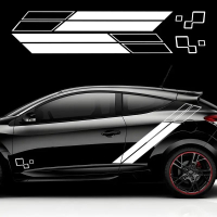 Смуги на бік авто ARB 3D TUNING STUDIO Білі 1320х168мм=2шт+250х145мм=2шт