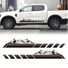 Смуги наклейки на авто ARB 3D TUNING STUDIO Гори 1750х220х0.075мм=2штуки