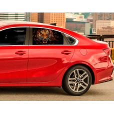 Наклейки на бокове скло авто ARB 3D TUNING STUDIO Тигр 740х500мм=2штуки