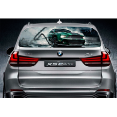 Наклейка на заднє скло ARB 3D TUNING STUDIO Мустанг ніч блискавка 1480х700х0.180мм
