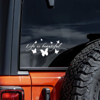 Наклейка на бокове або заднє скло ARB 3D TUNING STUDIO Life is beautiful 200x100x0.075мм