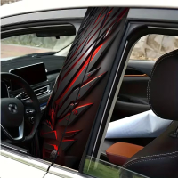 Наклейки на стійки дверей авто ARB 3D TUNING STUDIO Абстракція 3д 500х220х0.15мм=2штуки