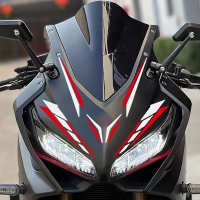Наклейки на мотоцикл ARB 3D TUNING STUDIO Червоно білі 370х300х0.15мм