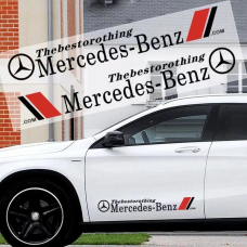 Наклейки на авто ARB 3D TUNING STUDIO Мерседес 750х95х0.15мм=2штуки