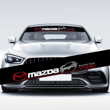 Наклейка на лобове скло ARB 3D TUNING STUDIO Мазда рейсінг 1350х200х0.15мм