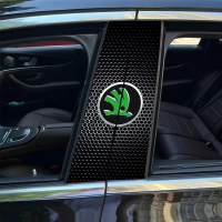 Наклейки на стійки дверей авто ARB 3D TUNING STUDIO Шкода 500х220х0.15мм=2штуки