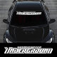 Наклейка на лобове скло Need for speed underground 900х120х0.075мм