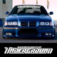 Наклейка на лобове скло Need for speed underground 900х120х0.075мм