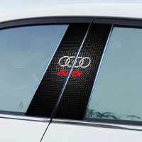 Наклейки на стійки дверей авто ARB 3D TUNING STUDIO Ауді 500х220х0.15мм=2штуки