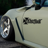 Наклейки на авто ARB 3D TUNING STUDIO Old school 350х110х0.075мм=2штуки