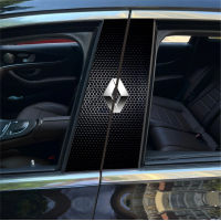 Наклейки на стійки дверей авто ARB 3D TUNING STUDIO Рено 500х220х0.15мм=2штуки