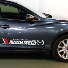 Наклейки на двері авто ARB 3D TUNING STUDIO Мазда 750х95х0.075мм=2штуки