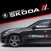 Наклейки на двері авто ARB 3D TUNING STUDIO Шкода Бч 750х100х0.075мм=2штуки