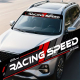 Наклейка на лобове скло Racing speed 1350х200х0.15мм