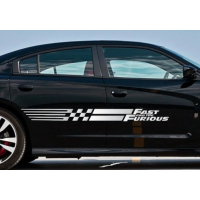 Наклейки смуги на авто ARB 3D TUNING STUDIO Fast and the furious 1500х120х0.075мм=2штуки