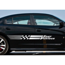 Наклейки смуги на авто ARB 3D TUNING STUDIO Fast and the furious 1500х120х0.075мм=2штуки