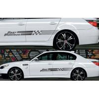 Наклейки смуги на автомобіль ARB 3D TUNING STUDIO Fast and the furious 1500x120х0.075мм