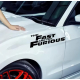 Наклейки на авто The fast and the furious 490х160х0.070мм=2штуки