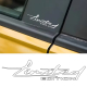 Наклейки на авто limited edition 80х20мм=2штуки