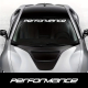 Наклейка на лобове скло Performance 900х90х0.075мм