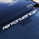 Наклейка на лобове скло Performance 900х90х0.075мм