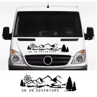Наклейка на капот мікроавтобуса ARB 3D TUNING STUDIO On an adventure 1150х380х0.075мм