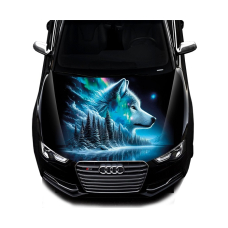 Наклейка на капот ARB 3D TUNING STUDIO Вовк ліс малюнок 1500х1200х0.150мм