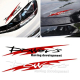 Наклейка на авто Powers racing 300х55х0.150мм