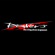 Наклейка на авто Powers racing 300х55х0.150мм