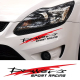 Наклейка на авто Powers sport racing 300х55х0.150мм