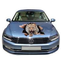 3д наклейка на капот 3D TUNING STUDIO Леопард 77 880х1320х0.080мм