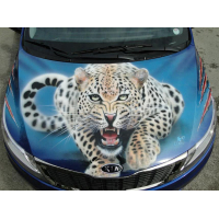 Наклейка на капот 3D TUNING STUDIO Леопард 2 1200х1500х0.080мм