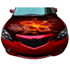 Наклейка на капот 3D TUNING STUDIO Квітка1500х1200х0.080мм
