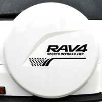 Наклейка на запаску 3D TUNING STUDIO Toyota Rav4 440х170х0.15мм