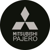 Наклейка на запаску 3D TUNING STUDIO Mitsubishi 750х750х0.15мм