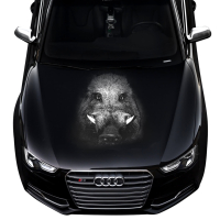 Наклейка на капот 3D TUNING STUDIO Дикий кабан 1200х1500х0.080мм