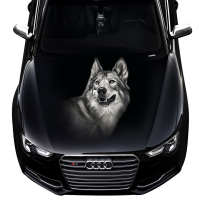 Наклейка на капот 3D TUNING STUDIO Вовк 1 1200х150х0.080мм