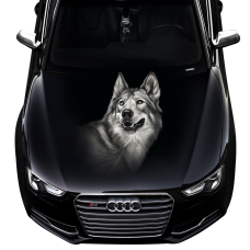 Наклейка на капот 3D TUNING STUDIO Вовк 1 1200х150х0.080мм