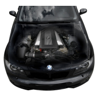 Наклейка на капот 3D TUNING STUDIO БМВ двигун 1550х1600х0.080мм
