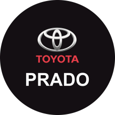 Наклейка на запаску 3D TUNING STUDIO Toyota Прадо 750х750х0.15мм