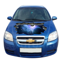 3д наклейка на капот 3D TUNING STUDIO Космос 700х1000х0.080мм
