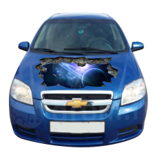3д наклейка на капот 3D TUNING STUDIO Космос 700х1000х0.080мм