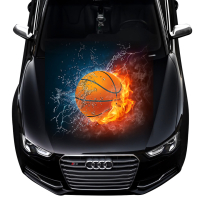 Наклейка на капот 3D TUNING STUDIO Баскетбол 1200х1500х0.080мм