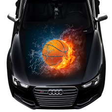 Наклейка на капот 3D TUNING STUDIO Баскетбол 1200х1500х0.080мм
